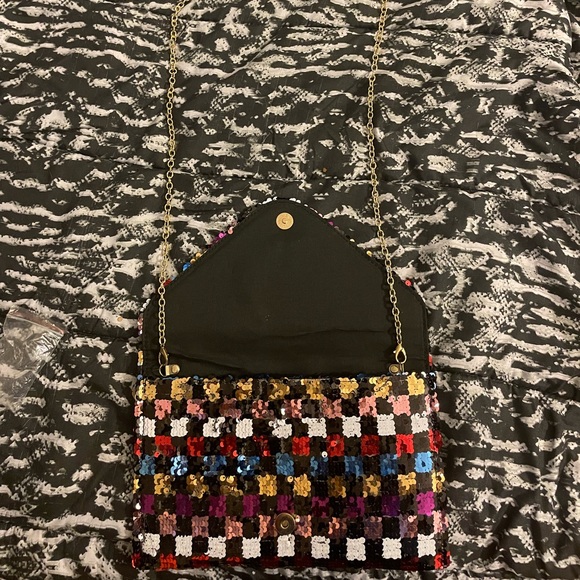 Hello 3 am multicolored medium size clutch - Picture 3 of 5